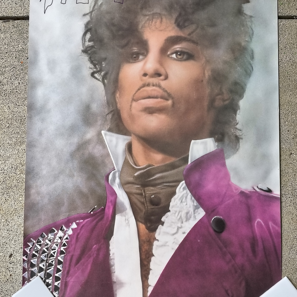 PRINCE MUSICAL ARTIST VINTAGE POSTER 1983 ORIGINAL OWNER TOWER RECORDS PROMO